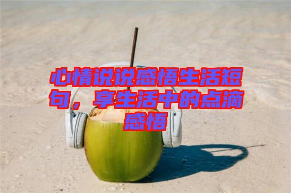 心情說(shuō)說(shuō)感悟生活短句，享生活中的點(diǎn)滴感悟