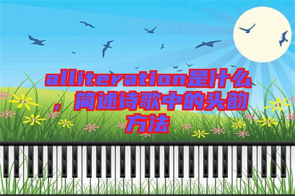 alliteration是什么，簡述詩歌中的頭韻方法