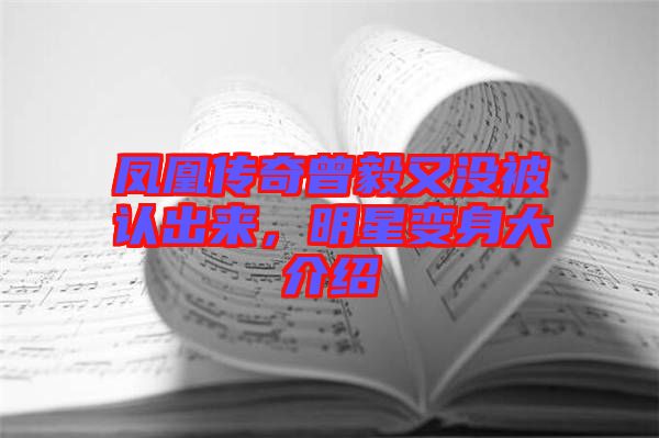 鳳凰傳奇曾毅又沒(méi)被認(rèn)出來(lái)，明星變身大介紹