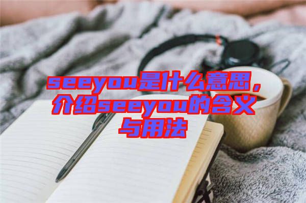 seeyou是什么意思，介紹seeyou的含義與用法