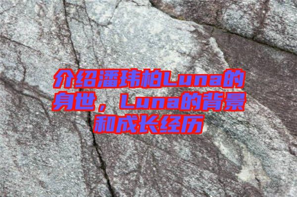 介紹潘瑋柏Luna的身世，Luna的背景和成長(zhǎng)經(jīng)歷