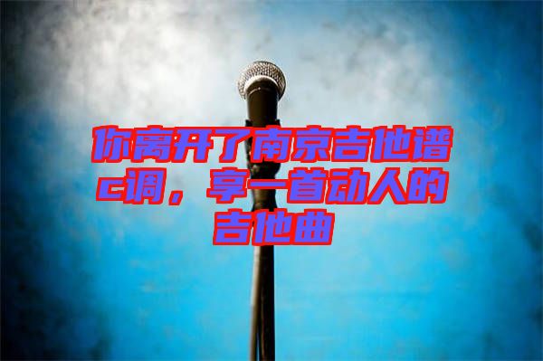 你離開了南京吉他譜c調(diào)，享一首動人的吉他曲