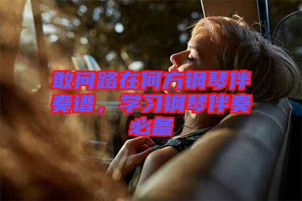 敢問(wèn)路在何方鋼琴伴奏譜，學(xué)習(xí)鋼琴伴奏必備