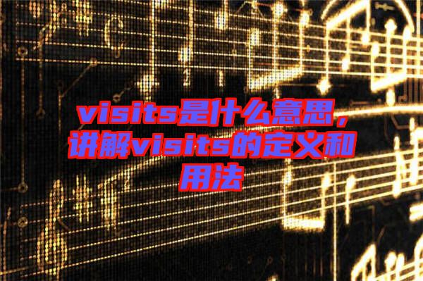 visits是什么意思，講解visits的定義和用法