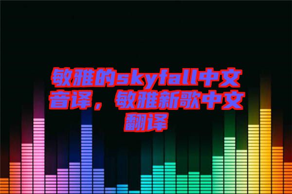 敏雅的skyfall中文音譯，敏雅新歌中文翻譯