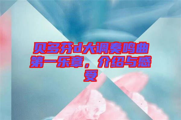 貝多芬d大調(diào)奏鳴曲第一樂(lè)章，介紹與感受