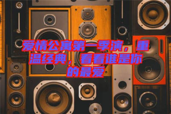 愛情公寓第一季演，重溫經(jīng)典，看看誰是你的最愛