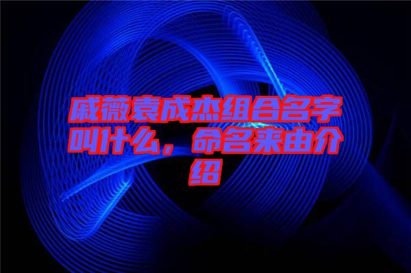 戚薇袁成杰組合名字叫什么，命名來(lái)由介紹