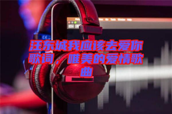 汪東城我應(yīng)該去愛你歌詞，唯美的愛情歌曲