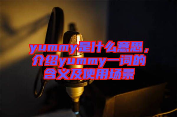 yummy是什么意思，介紹yummy一詞的含義及使用場景