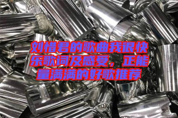 劉惜君的歌曲我很快樂歌詞及感受，正能量滿滿的好歌推薦