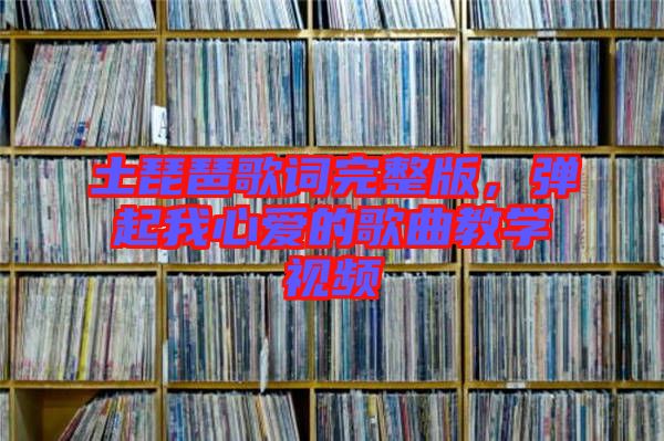 土琵琶歌詞完整版，彈起我心愛的歌曲教學(xué)視頻