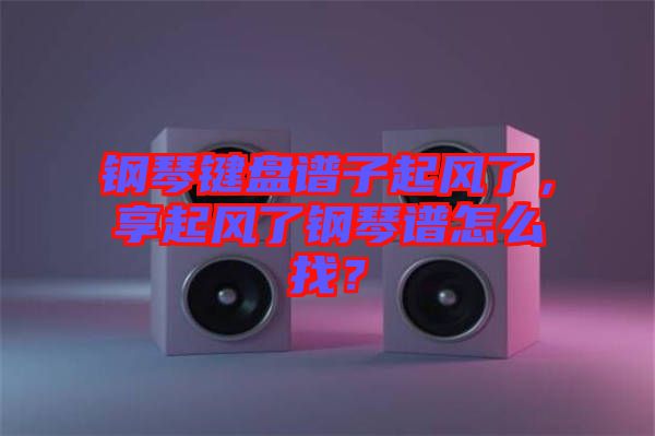 鋼琴鍵盤譜子起風(fēng)了，享起風(fēng)了鋼琴譜怎么找？