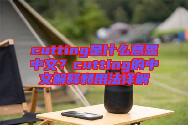 cutting是什么意思中文？cutting的中文解釋和用法詳解